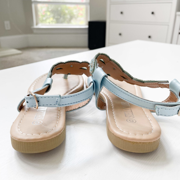 Steven Ella Blue Embellished Sandals B8065 - Picture 3 of 7